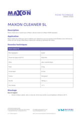FT - Maxon cleaner